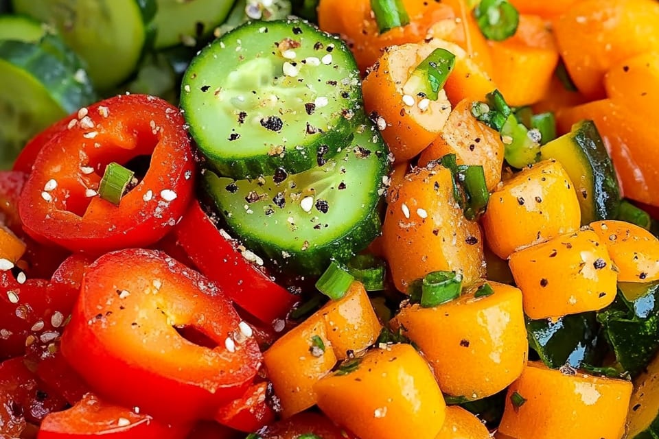 Cucumber and Sweet Pepper Salad: An Amazing Ultimate Delight