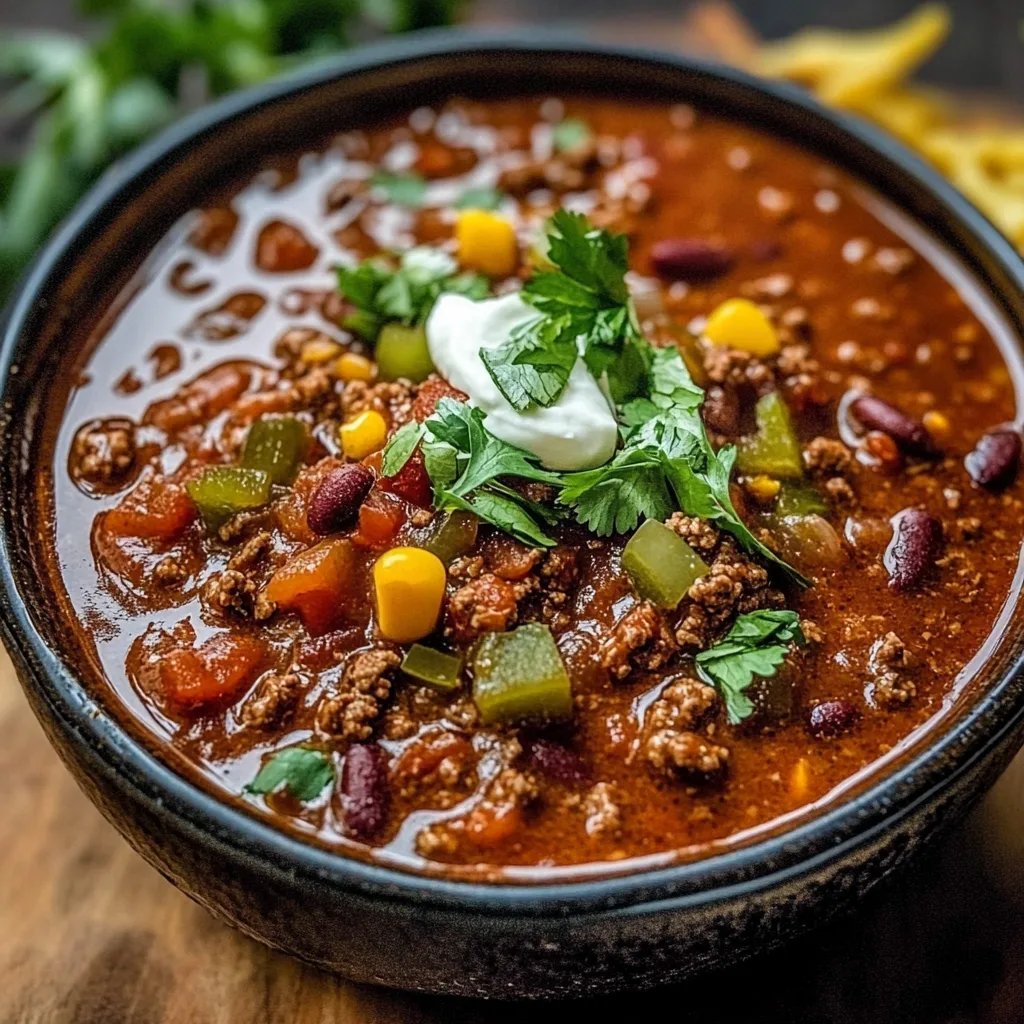 Best Ground Beef Stovetop Chili