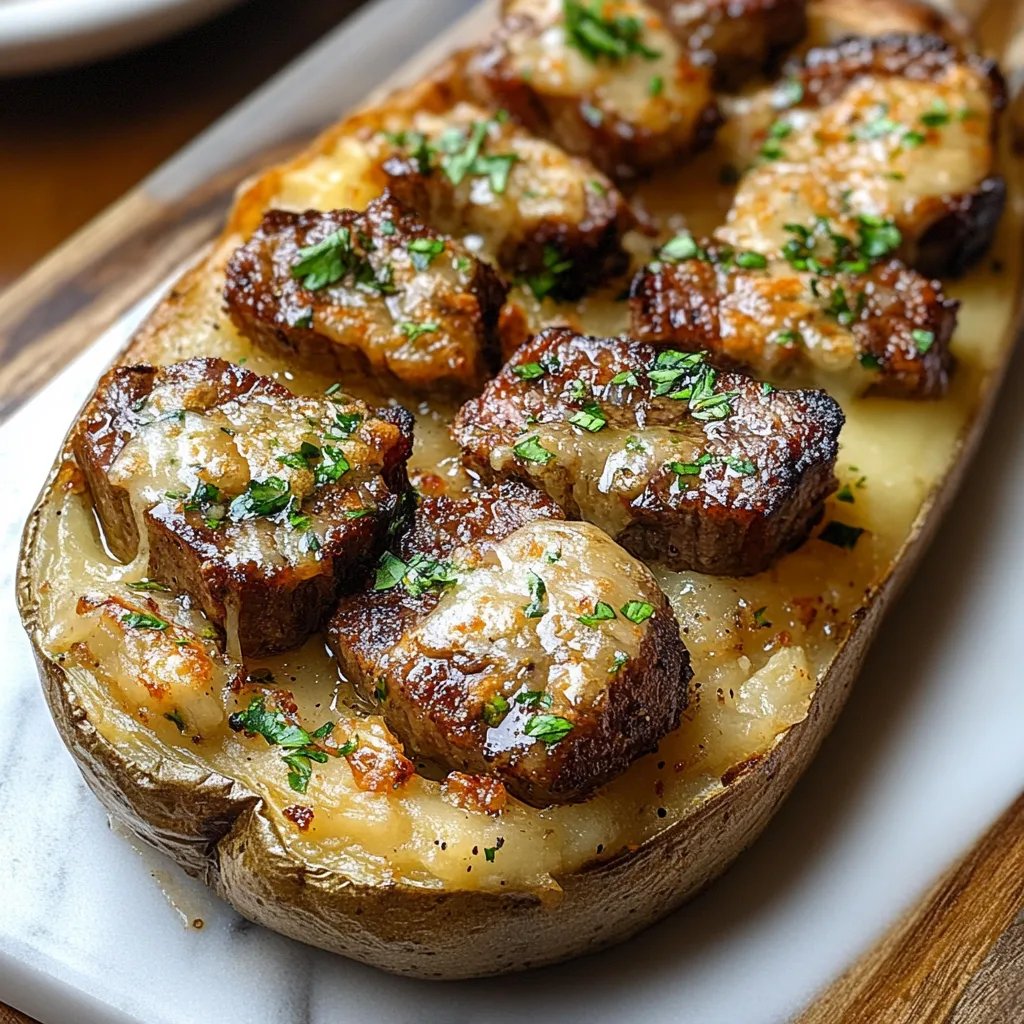 Loaded Baked Potato w/ Steak Bites: An Amazing Ultimate Recipe