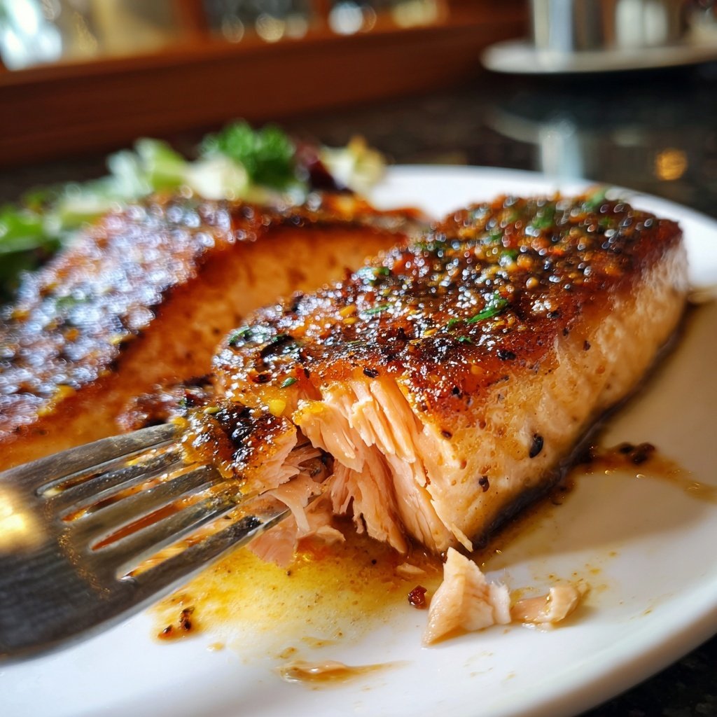 Pan Seared Honey Salmon