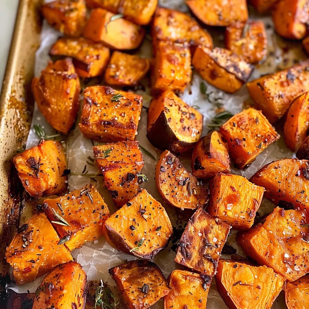 Crispy Roasted Sweet Potatoes
