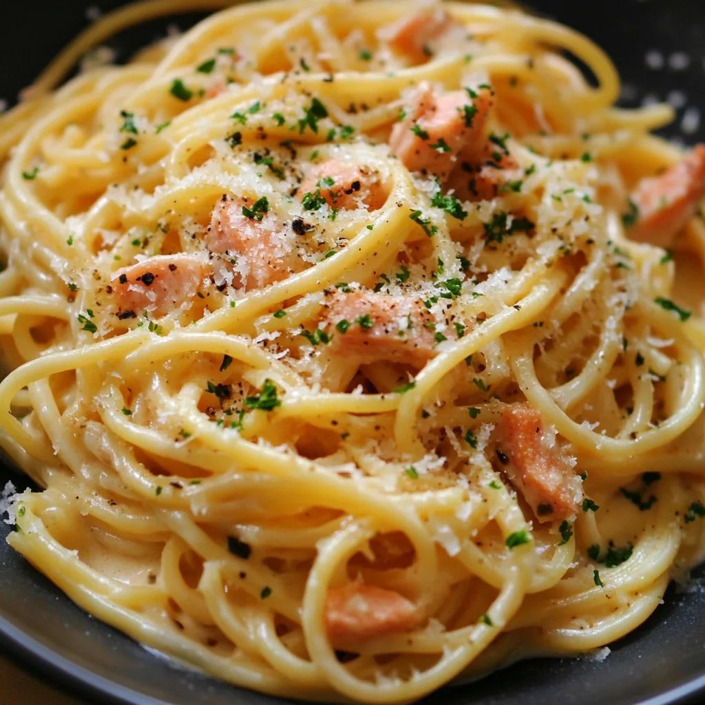 Smoked Salmon Carbonara