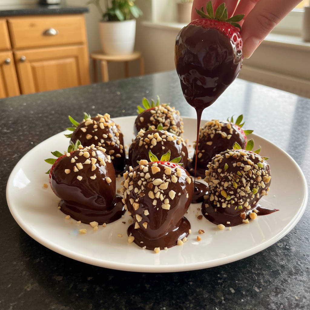 Vegan Chocolate-Covered Strawberries