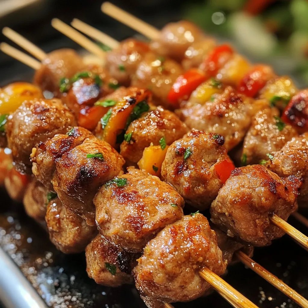 Turkey Kebab Skewers