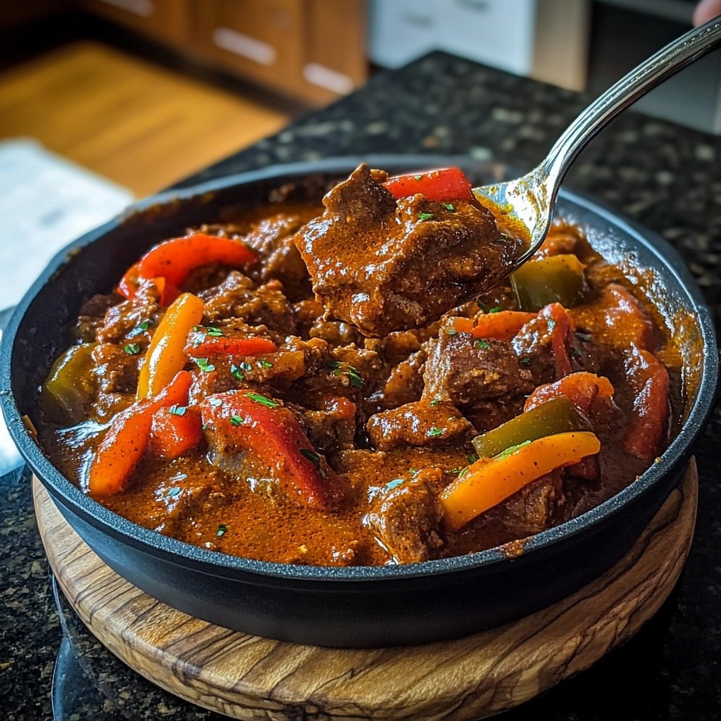 Beef Goulash with Spaetzle