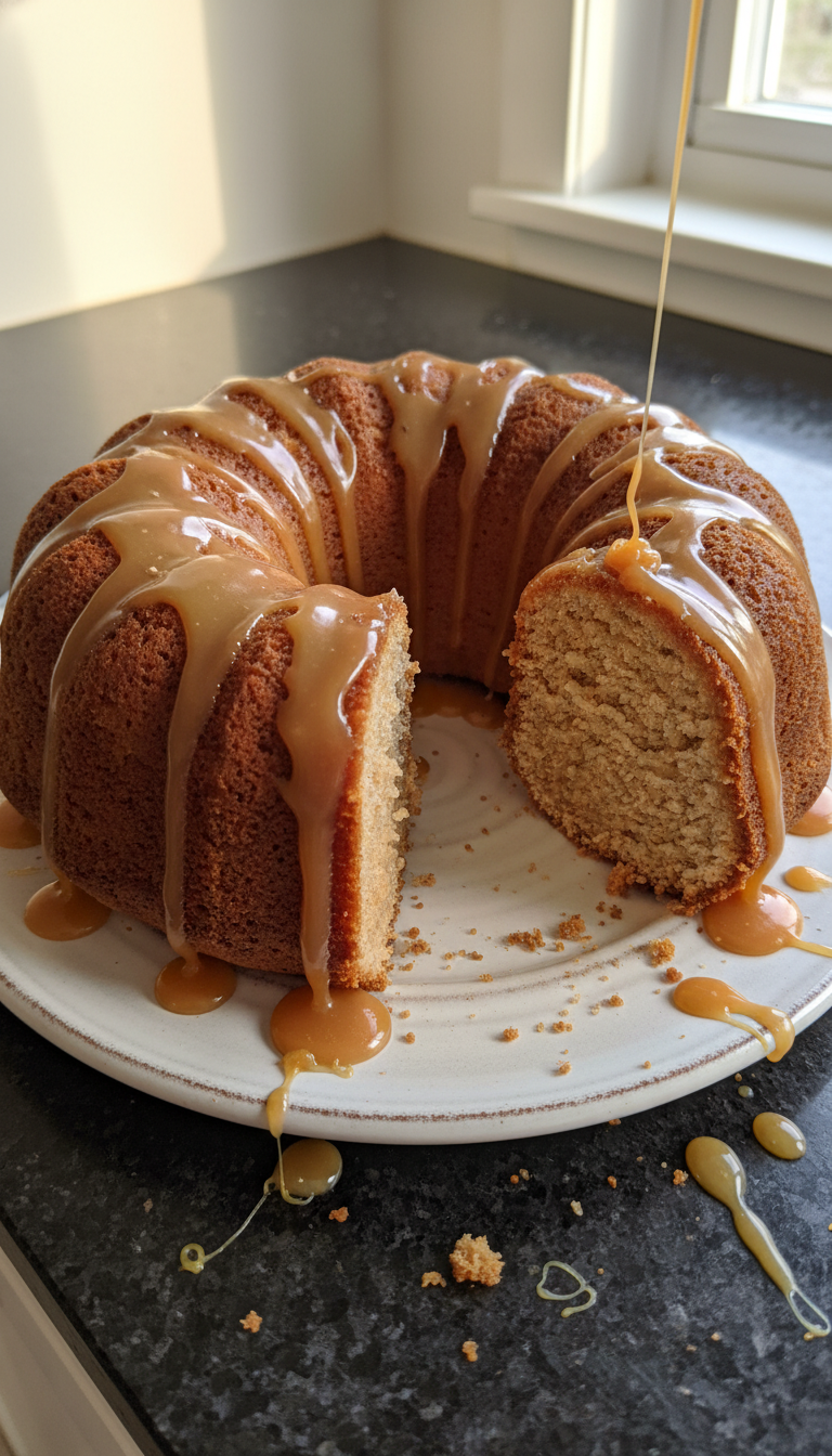 Caramel Apple Bundt Cake