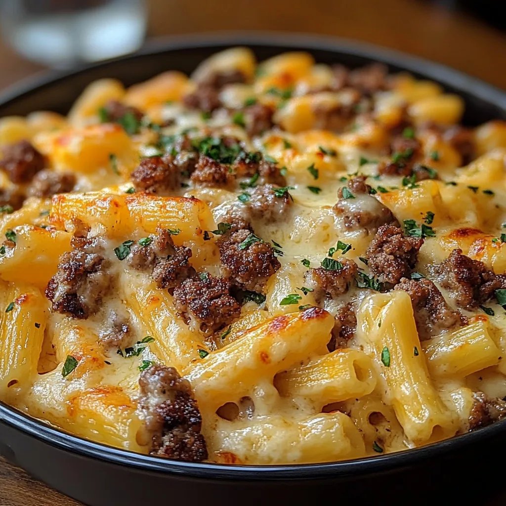Loaded Cheeseburger Alfredo Pasta: An Incredible Ultimate Recipe