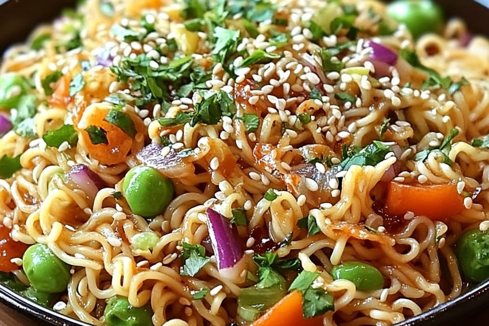 Crunchy Asian Ramen Noodle Salad: An Incredible 5-Ingredient Delight