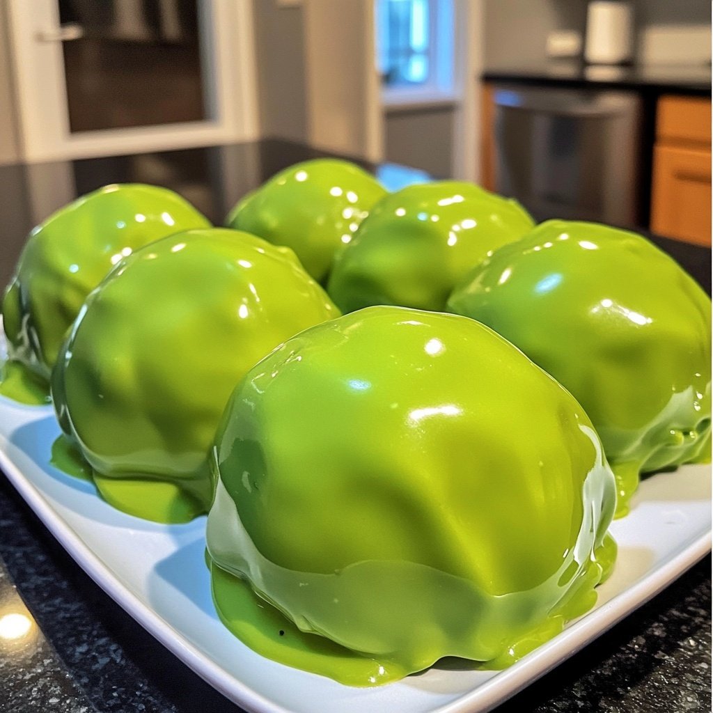 Grinch Oreo Balls