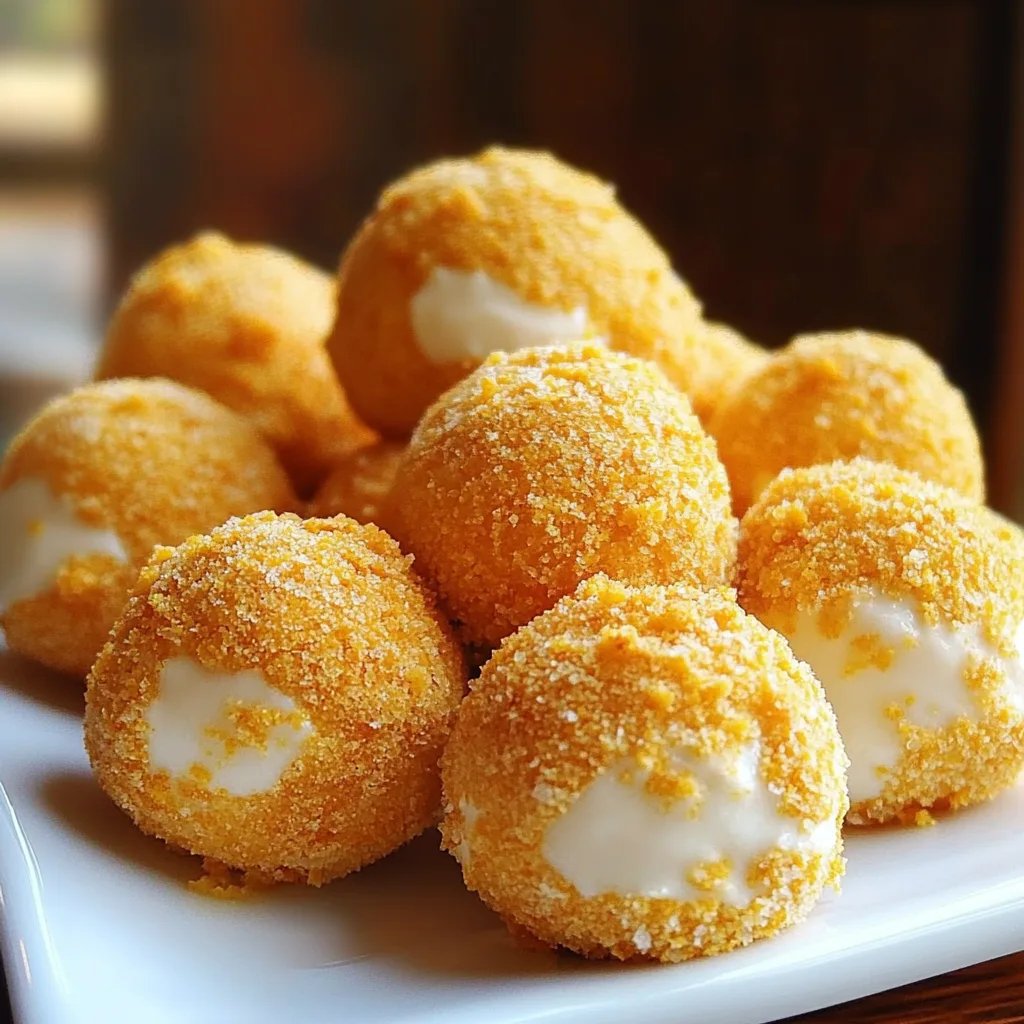 Easy No Bake Pumpkin Cheesecake Balls