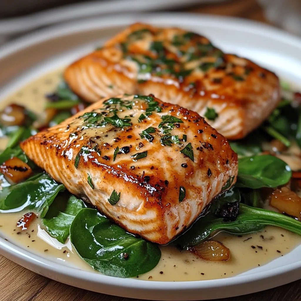 Thai Garlic Butter Salmon & Spinach: An Incredible Ultimate Recipe