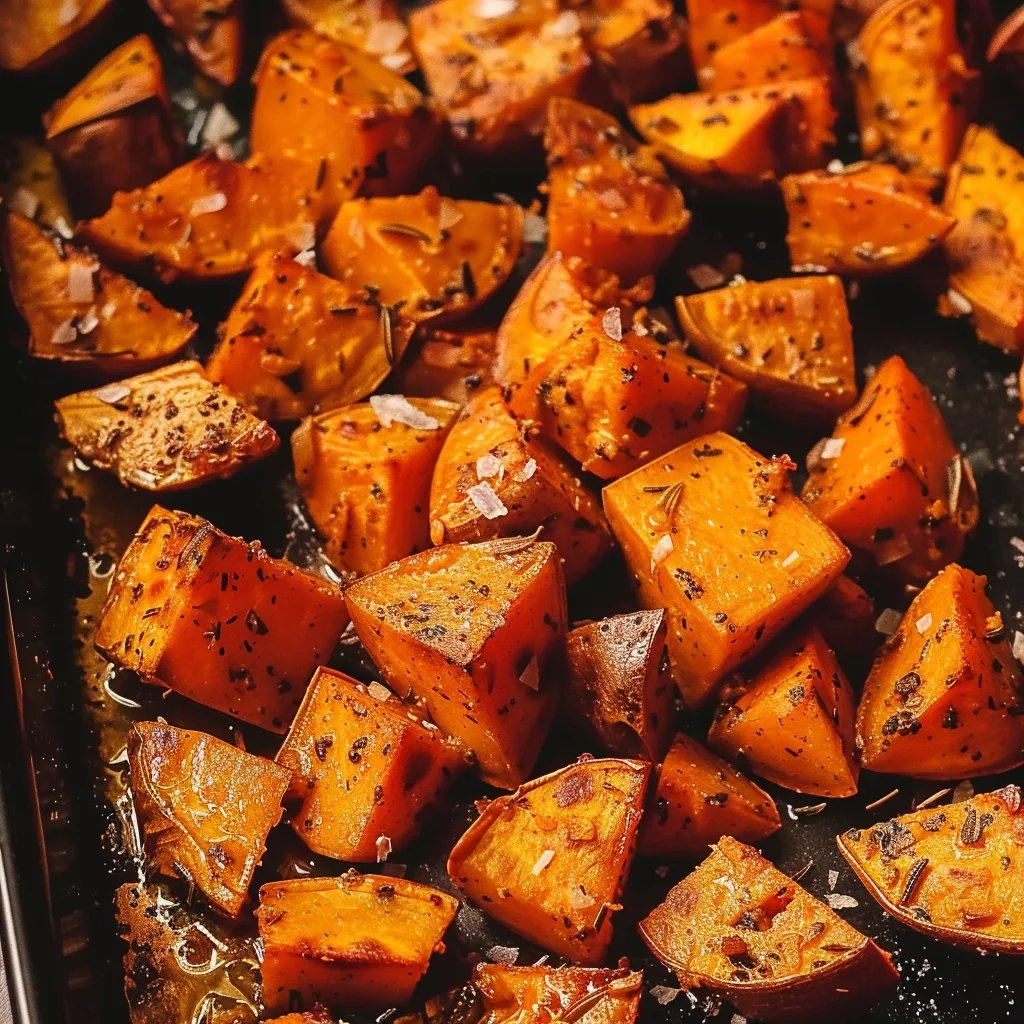 Savory Roasted Sweet Potatoes