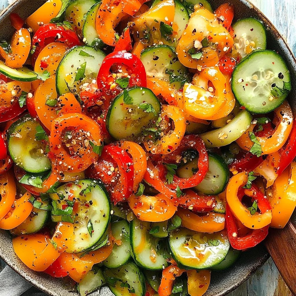 Viral Cucumber Pepper Salad: An Incredible Ultimate Recipe for Your Next Meal