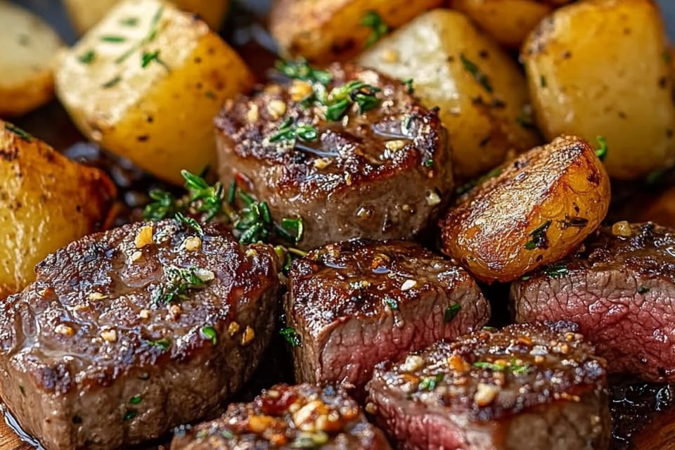 Garlic Butter Steak Bites and Potatoes: An Amazing Ultimate Recipe