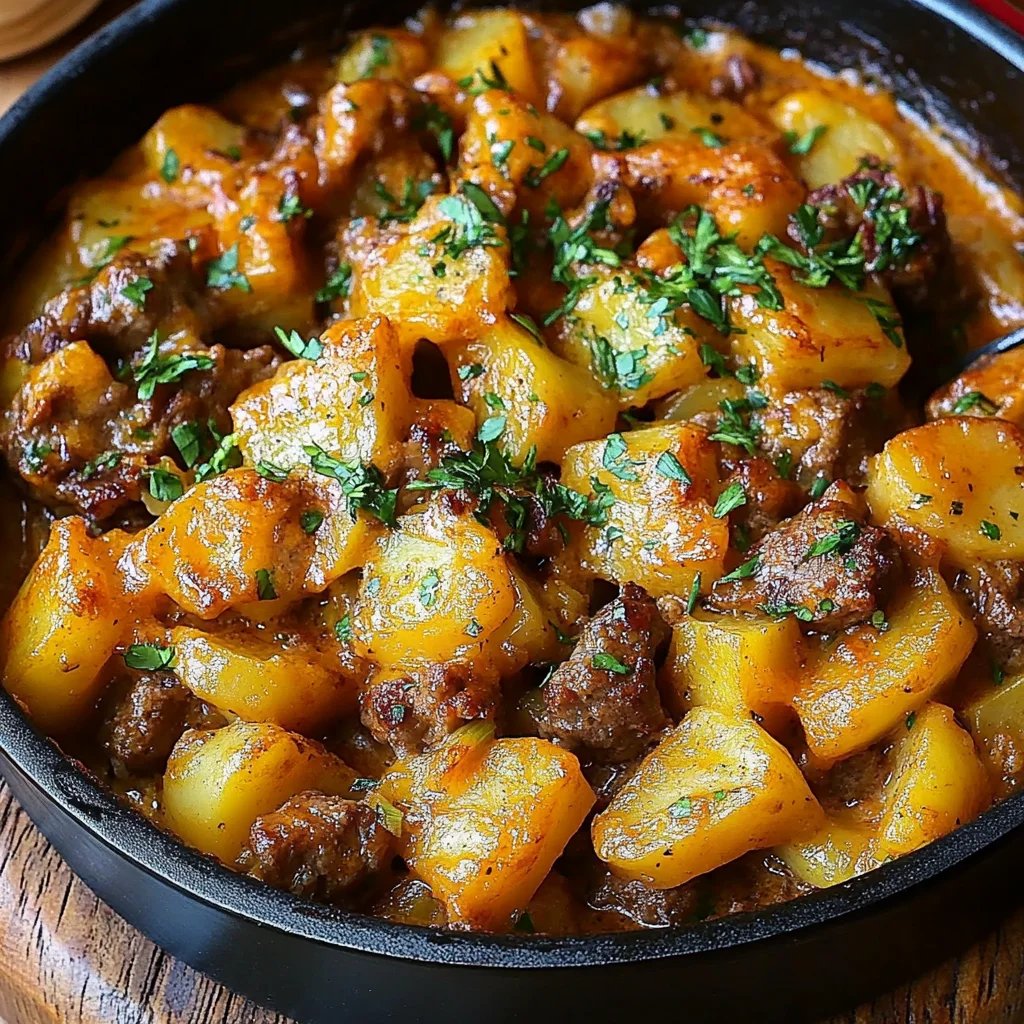 Cheesy One Pot Beef and Potatoes: An Amazing Ultimate Recipe