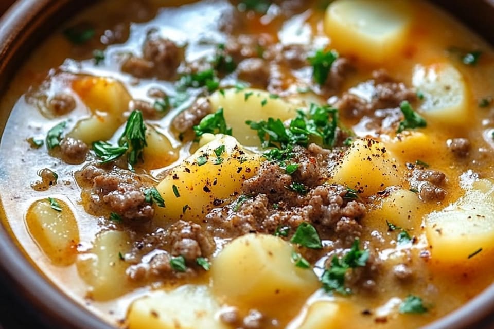 Delicious Hamburger Potato Soup: An Amazing Ultimate Comfort Meal