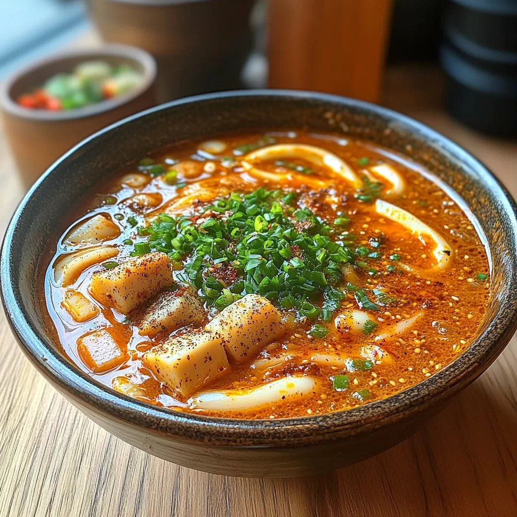 Spicy Peanut Udon Noodle Soup: An Incredible 5-Step Recipe