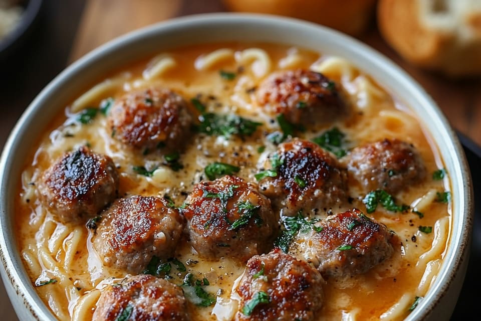 Creamy Parmesan Italian Sausage Soup: An Incredible Warm Delight