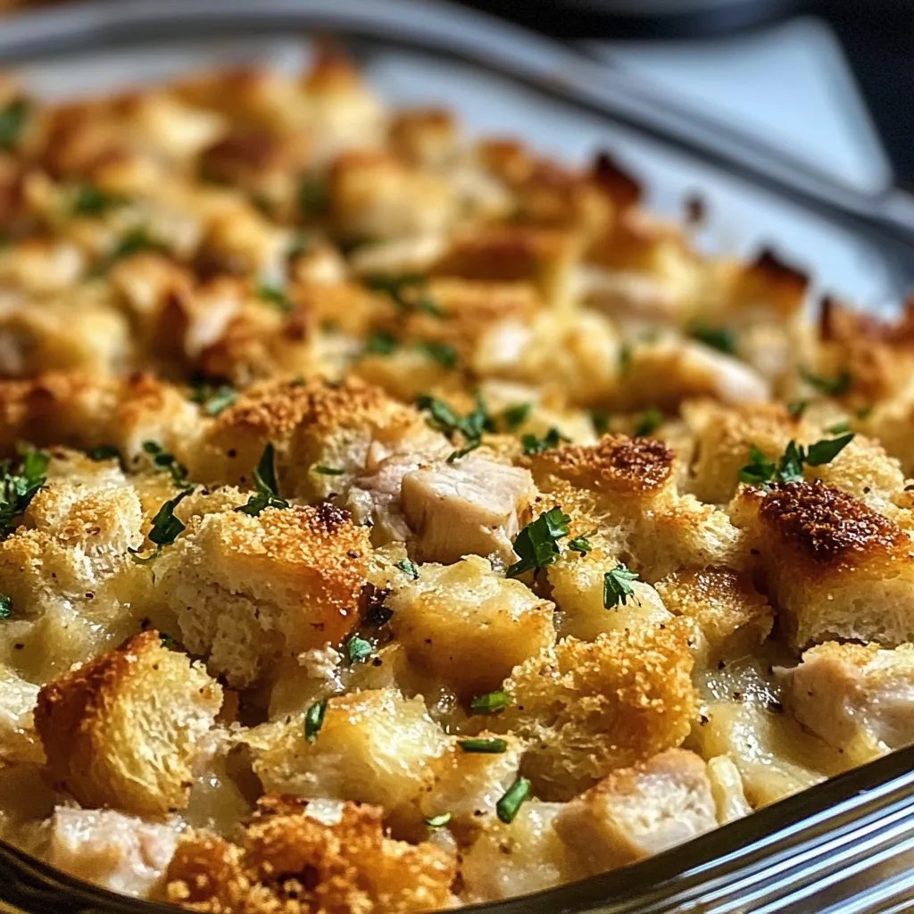 Dolly's Chicken and Stuffing Casserole