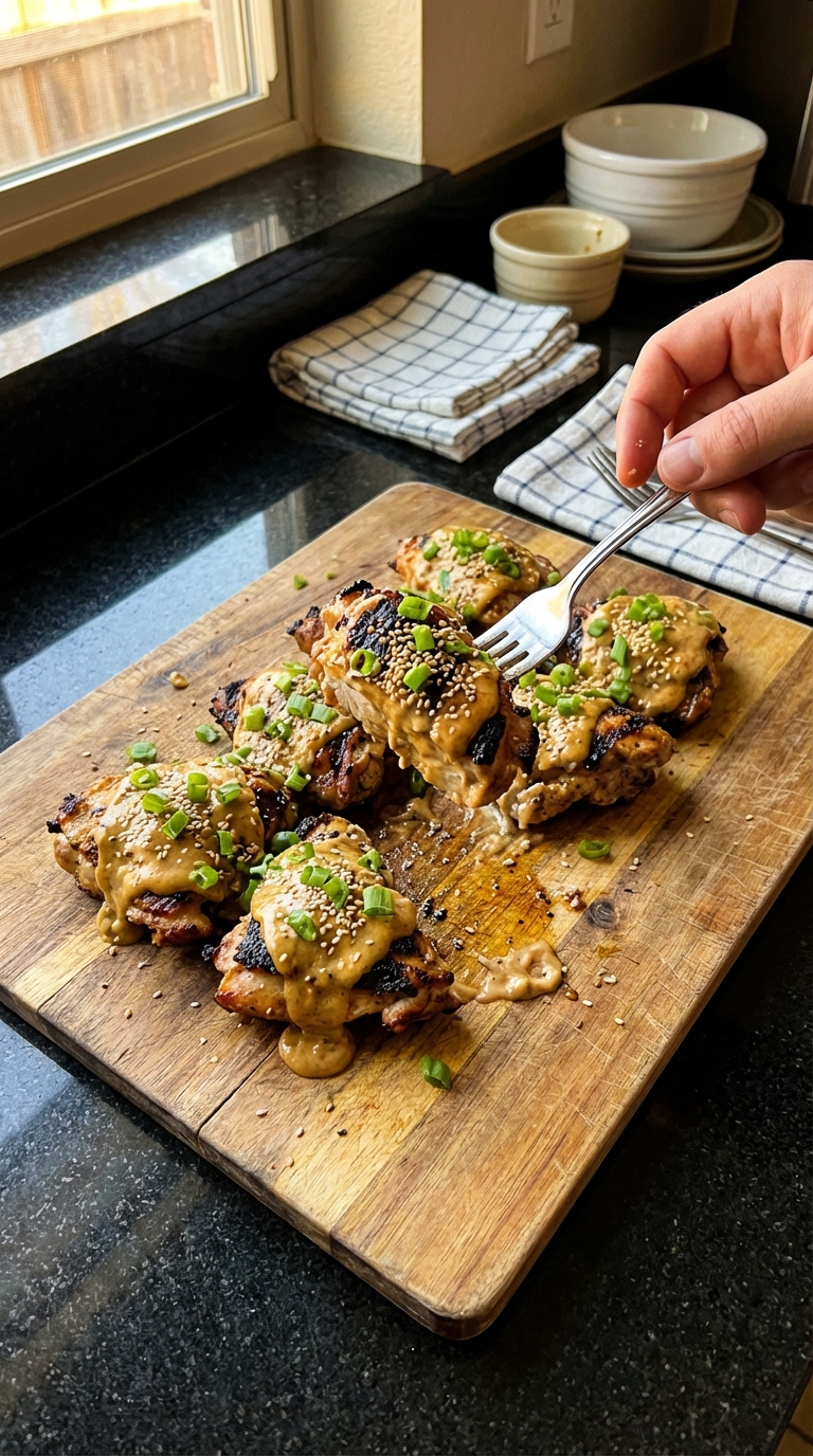Sesame Aioli Grilled Chicken