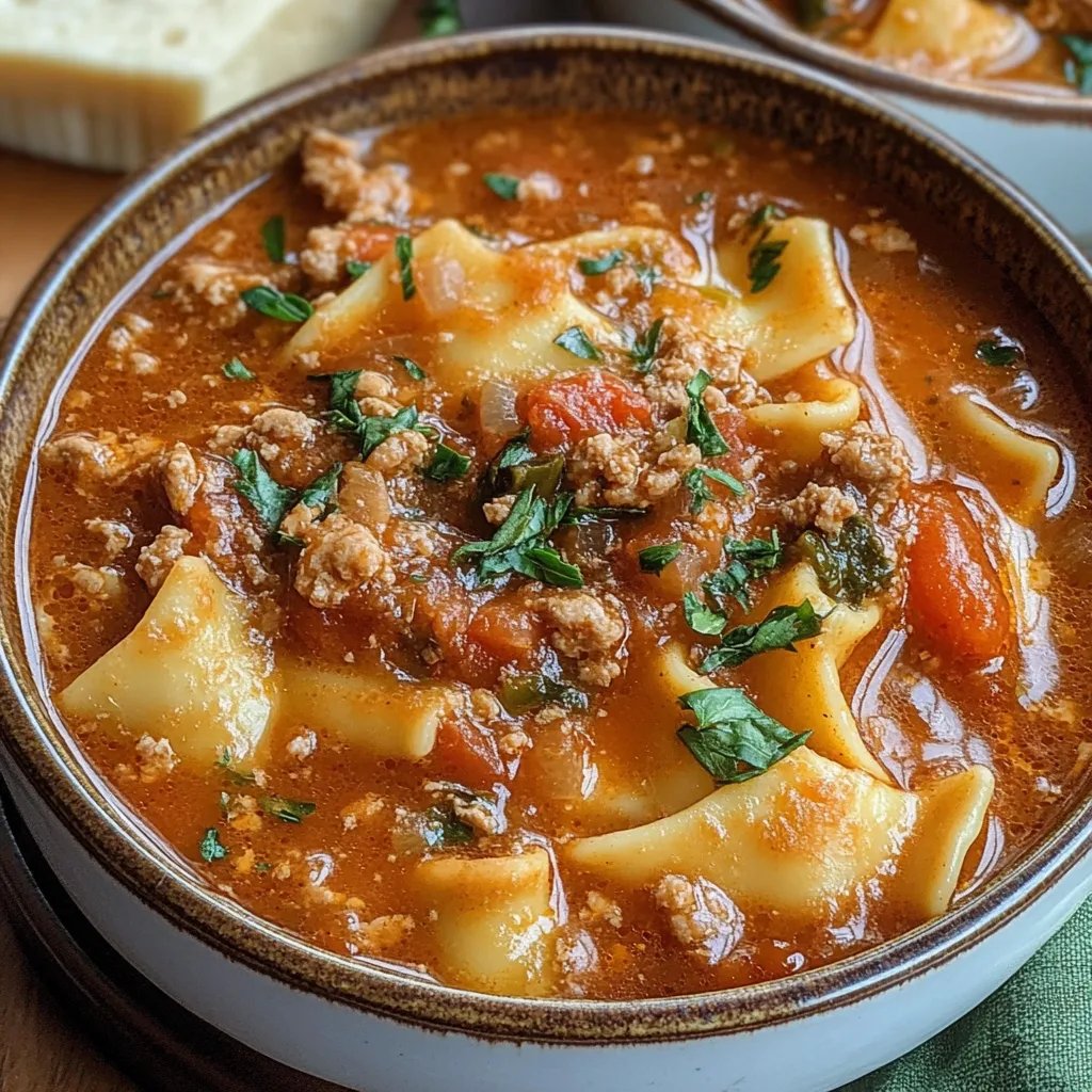 <p>Gluten Free Lasagna Soup: An Amazing Ultimate Recipe for 6 Servings</p>