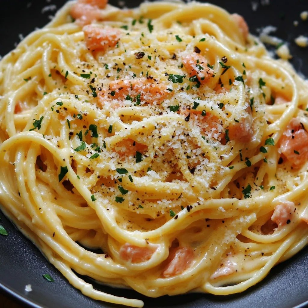 Smoked Salmon Carbonara