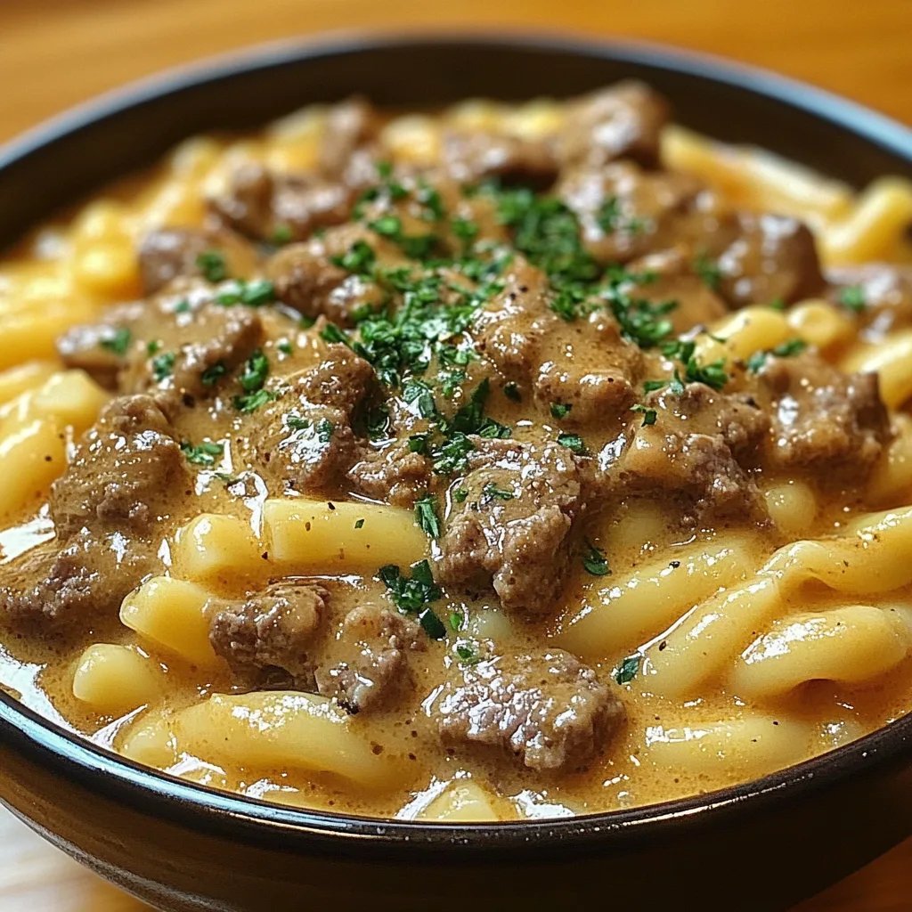 <p>Creamy Velveeta Beef Stroganoff: An Amazing Ultimate Recipe</p>