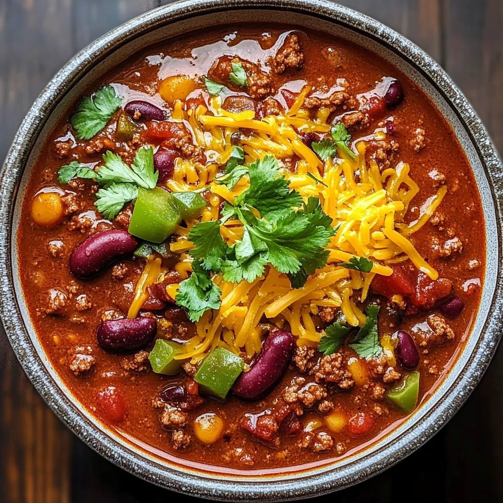 The BEST Easy Stovetop Ground Beef Chili Recipe